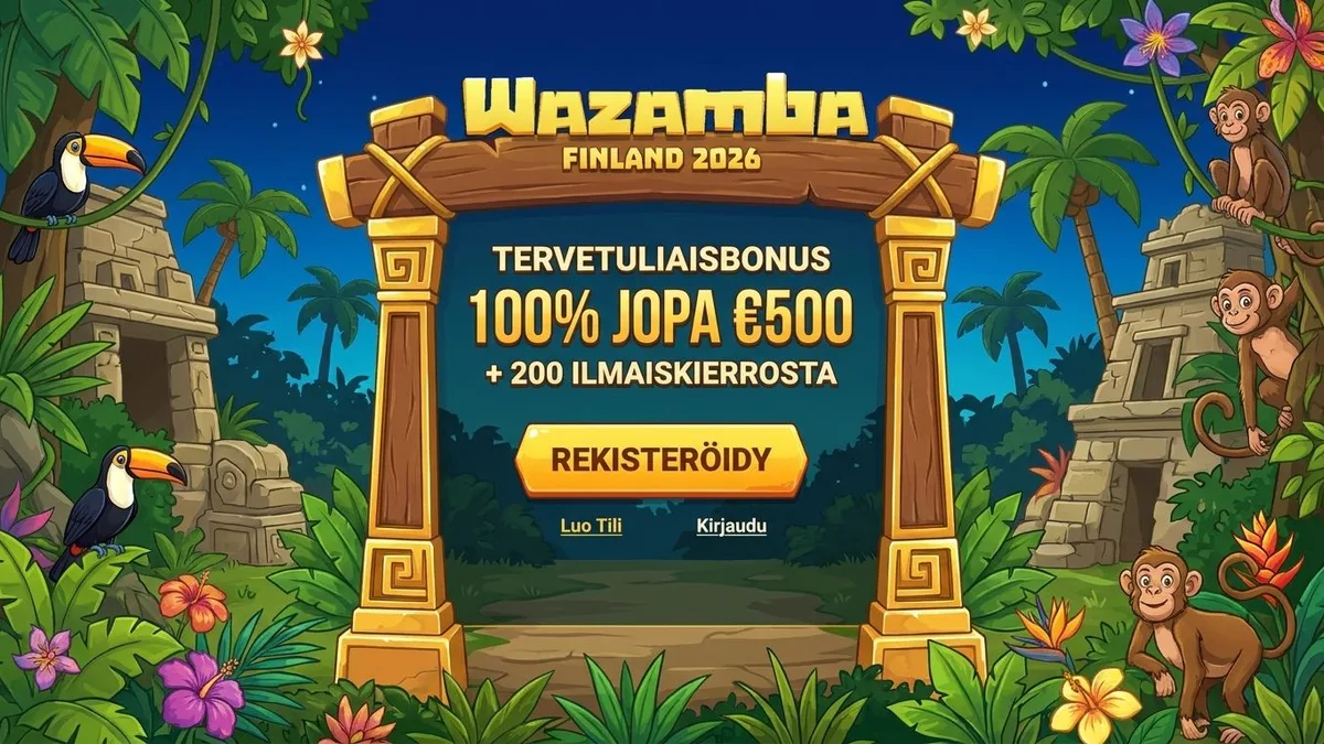 Rekisteröidy bonuksella